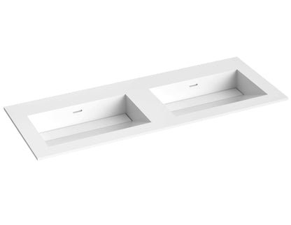 Corian servant i akrylstein skrå bunn