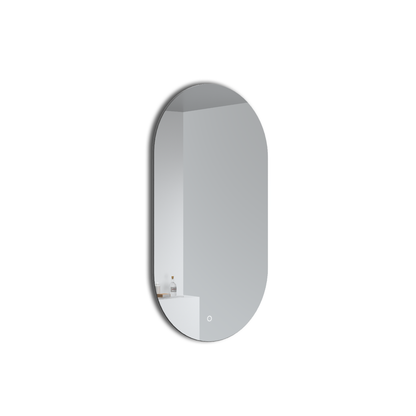Oval speil