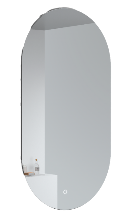 Oval speil
