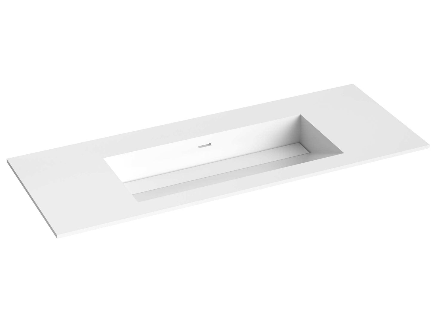 Corian servant i akrylstein skrå bunn