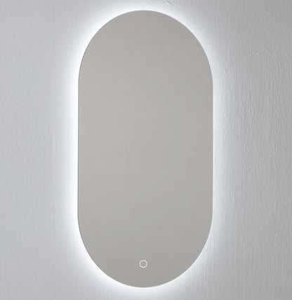 Oval speil